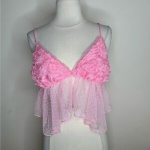 Urban Outfitters Floral Pink Top